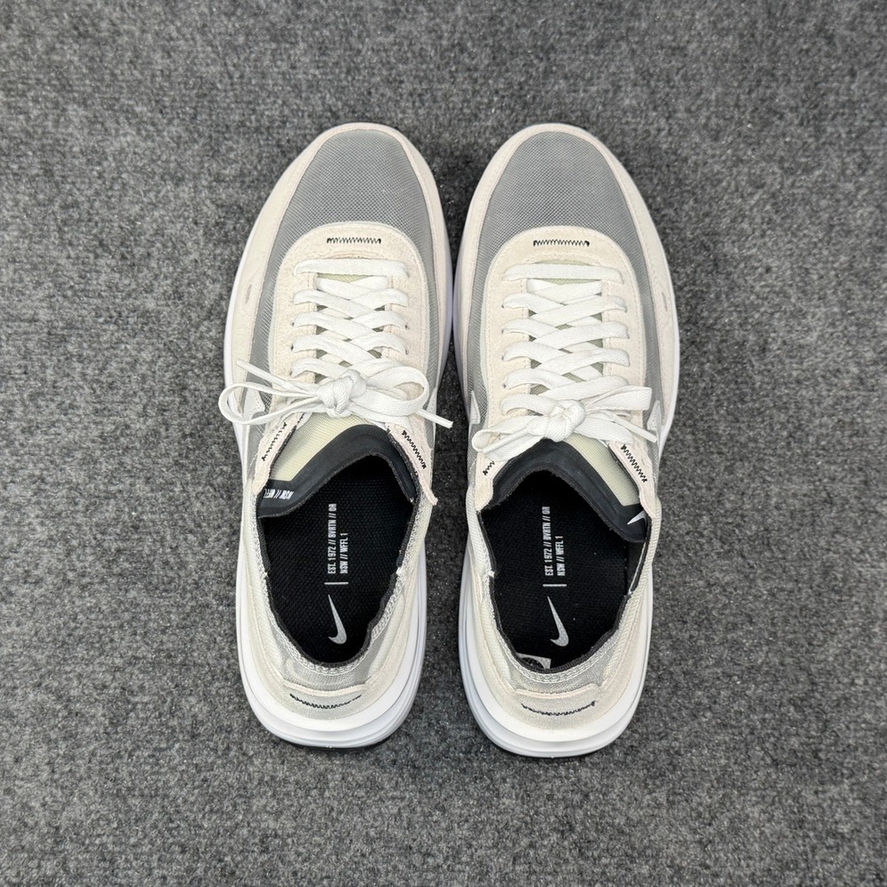 Nike Waffle One Running Shoes Men's 10 Summit White Suede Retro Athletic Sneaker - Picture 9 of 13